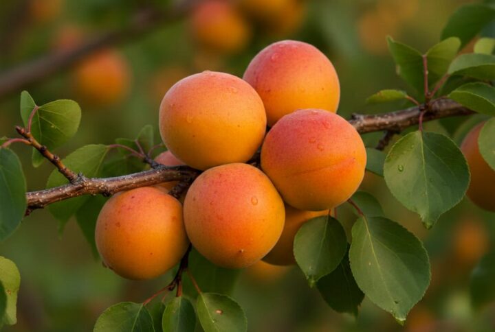 Cais, pom fructifer in livada Garden Love, cu caise coapte si aromate.