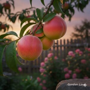 Pomi fructiferi Garden Love, nectarin la maturitate cu fructe coapte, proaspete
