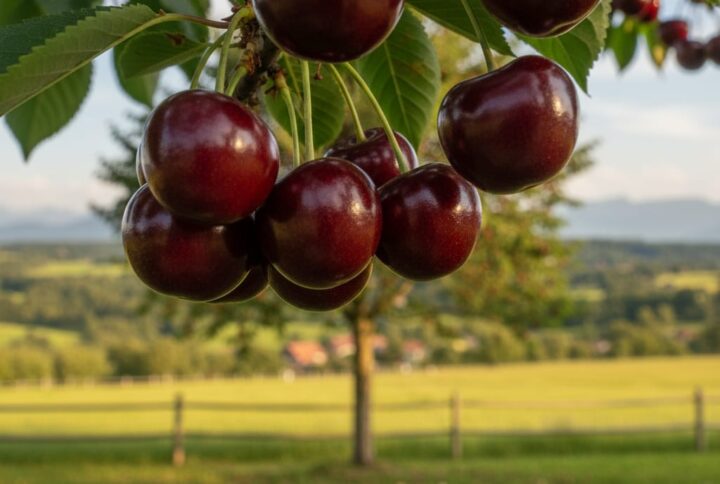 Cireș Germersdorf – fructe mari, roșu-închis; coacere târzie