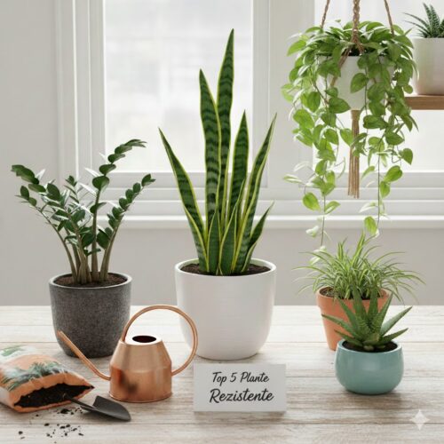 Top 5 cele mai rezistente plante de apartament