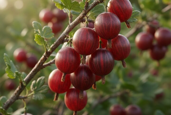 Crenguta cu fructe din agris rosu pomisor, de la garden Love
