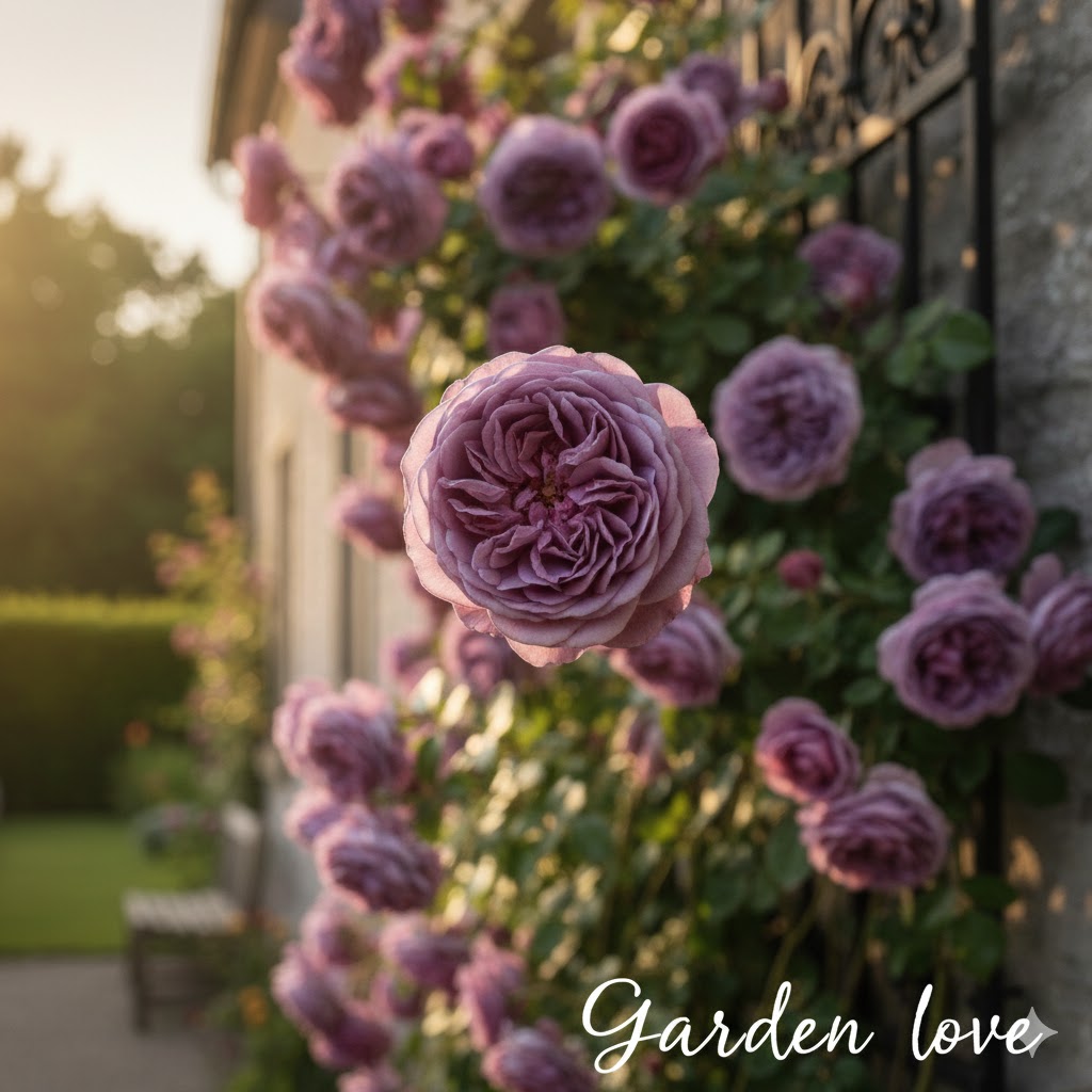 floare trandafir mov