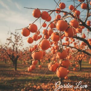 Pom fructifer kaki, cu fructe coapte, de la Garden Love