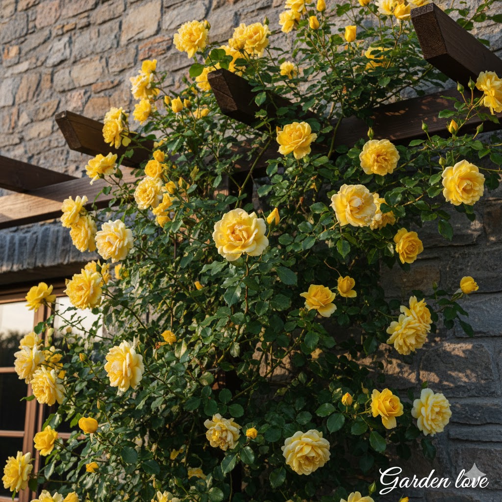 trandafir galben catrator