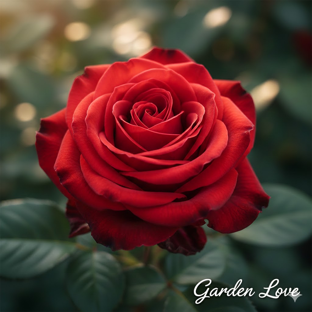 trandafir rosu teahibrid