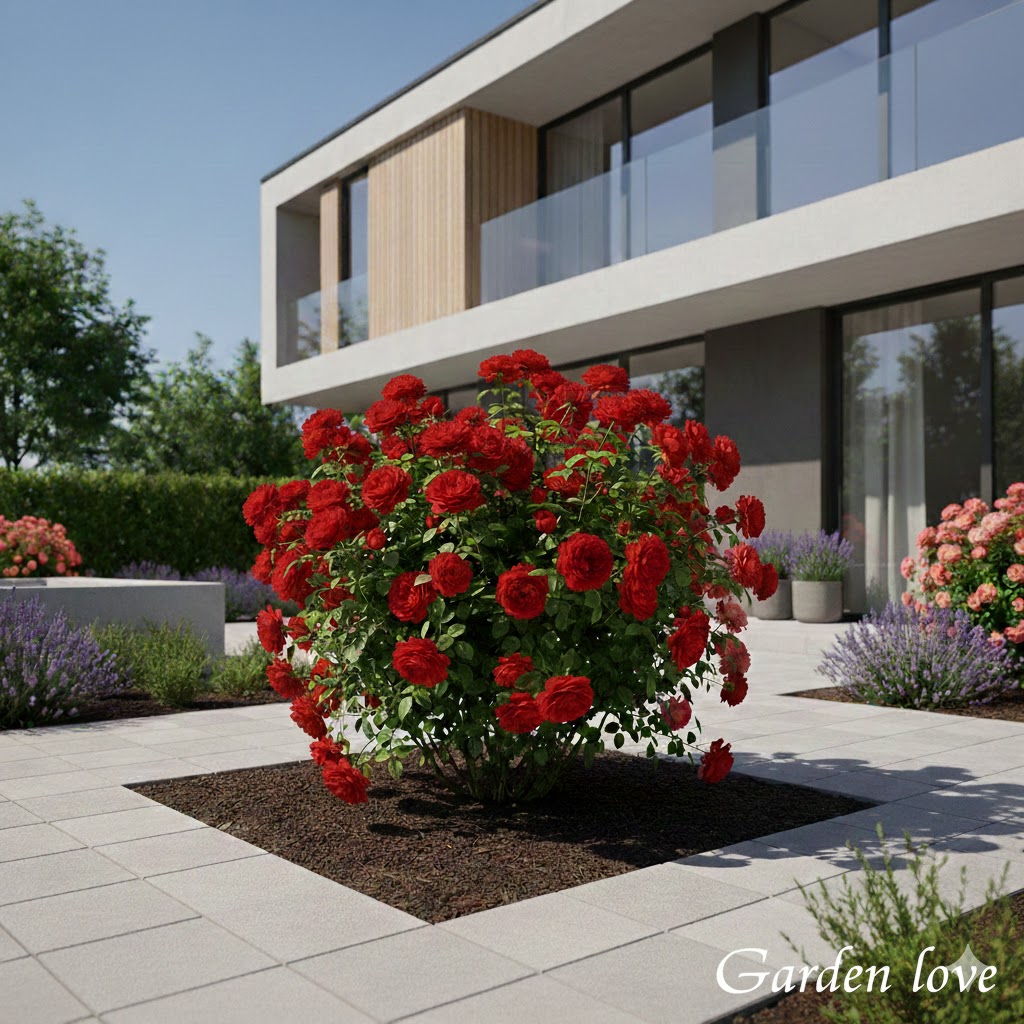 trandafir tufa kronenbourg