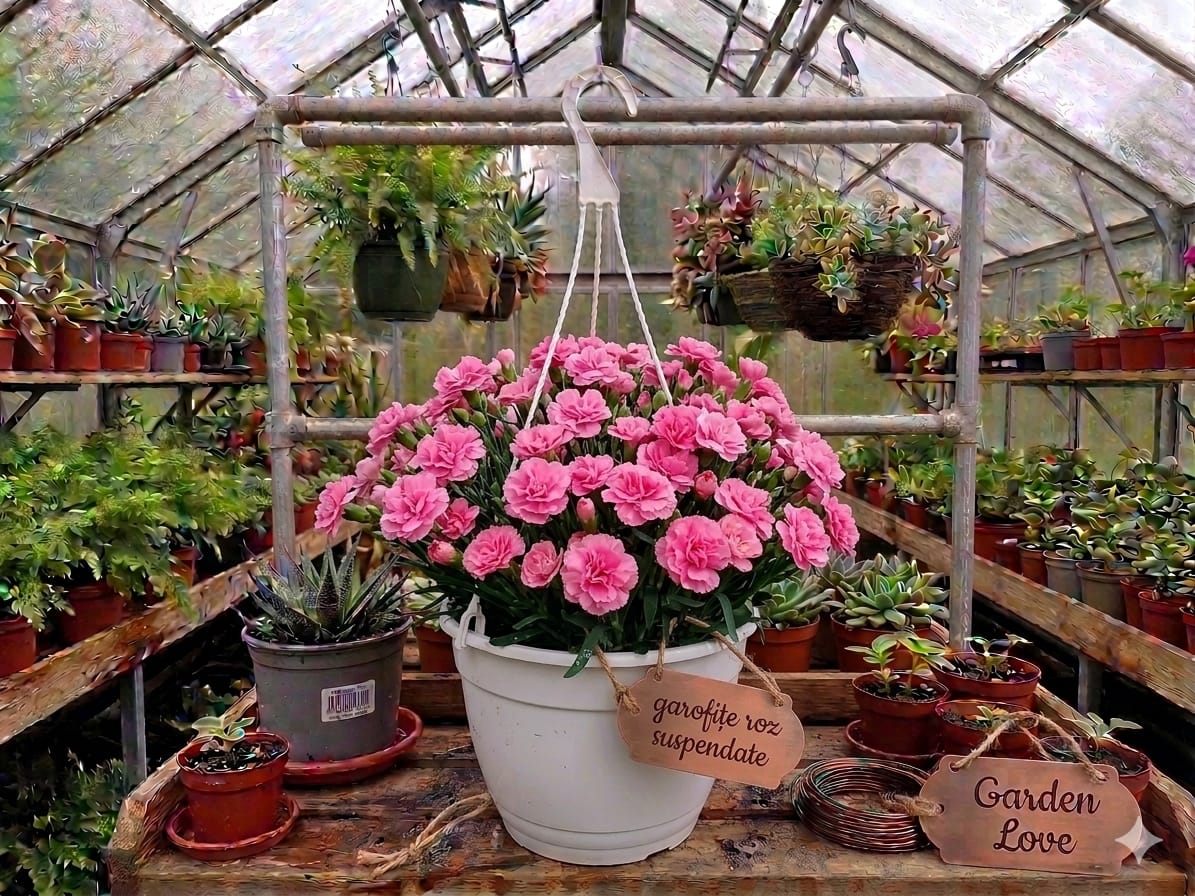 GAROFITE ROZ SUSPENDATE