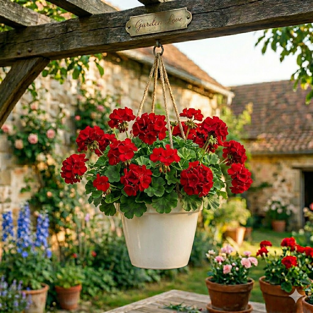 muscate rosii suspendate