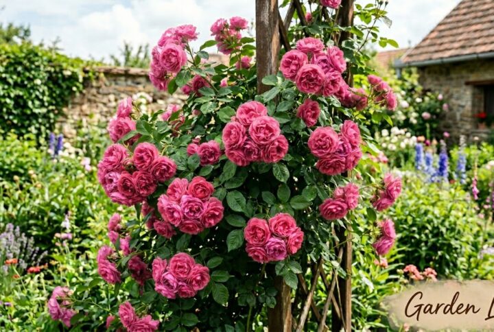 trandafir semiurcator roz