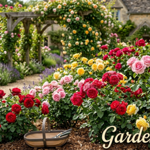 trandafiri- ghid complet pentru plantare trandafiri primavara. Trandafiri parfumati in gradina Pachet 5 trandafiri mix culori la ghiveci