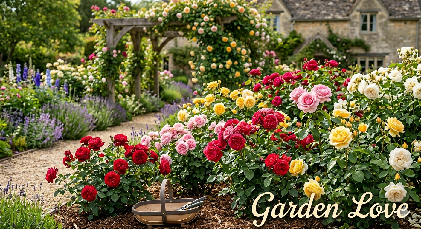 Gradina cu trandafiri