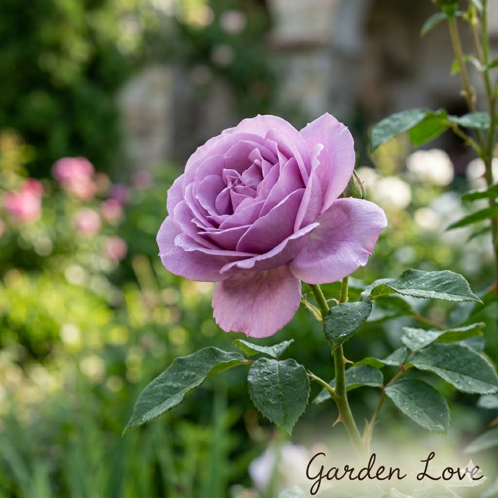 trandafir mov floare